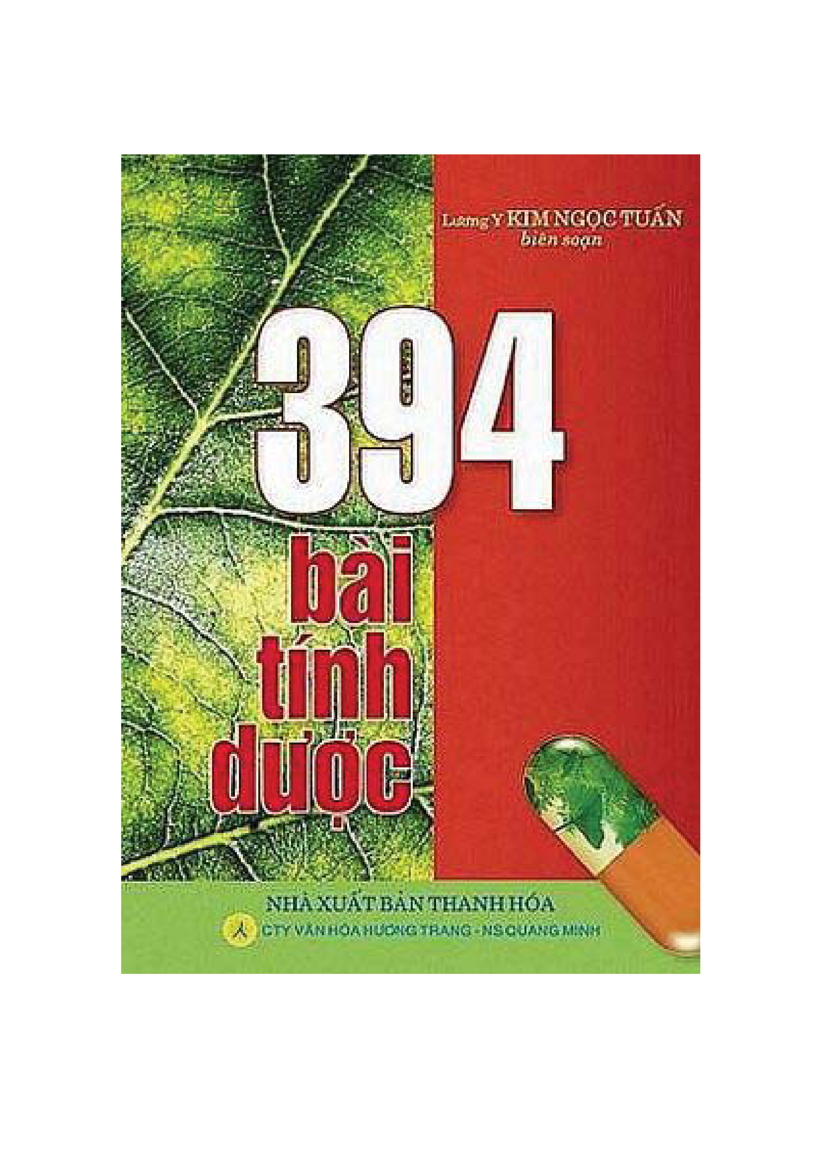 394 Bài Tính Dược - Kim Ngọc Tuấn, 320 Trang