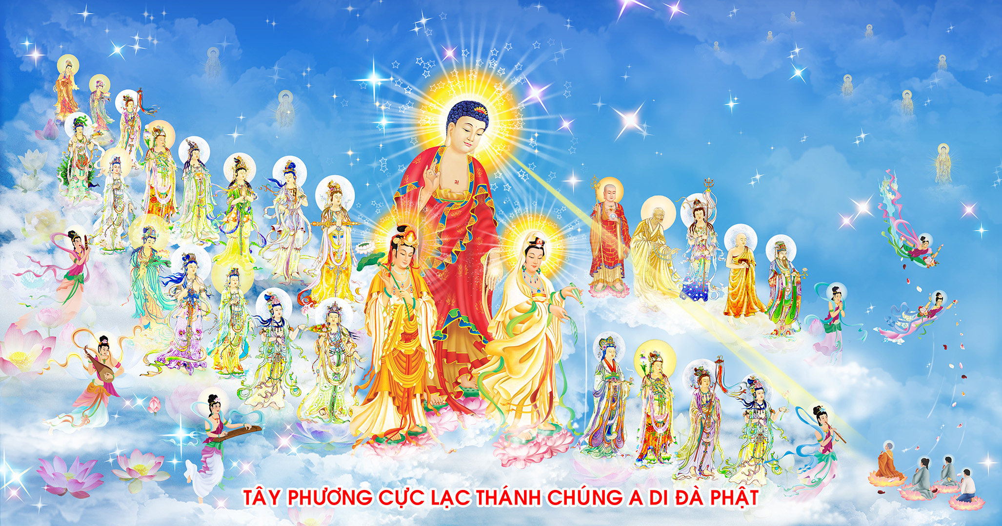 Ảnh Tây Phương Tiếp Dẫn 40 Ảnh chất lượng cao JPG 7475 x 3931