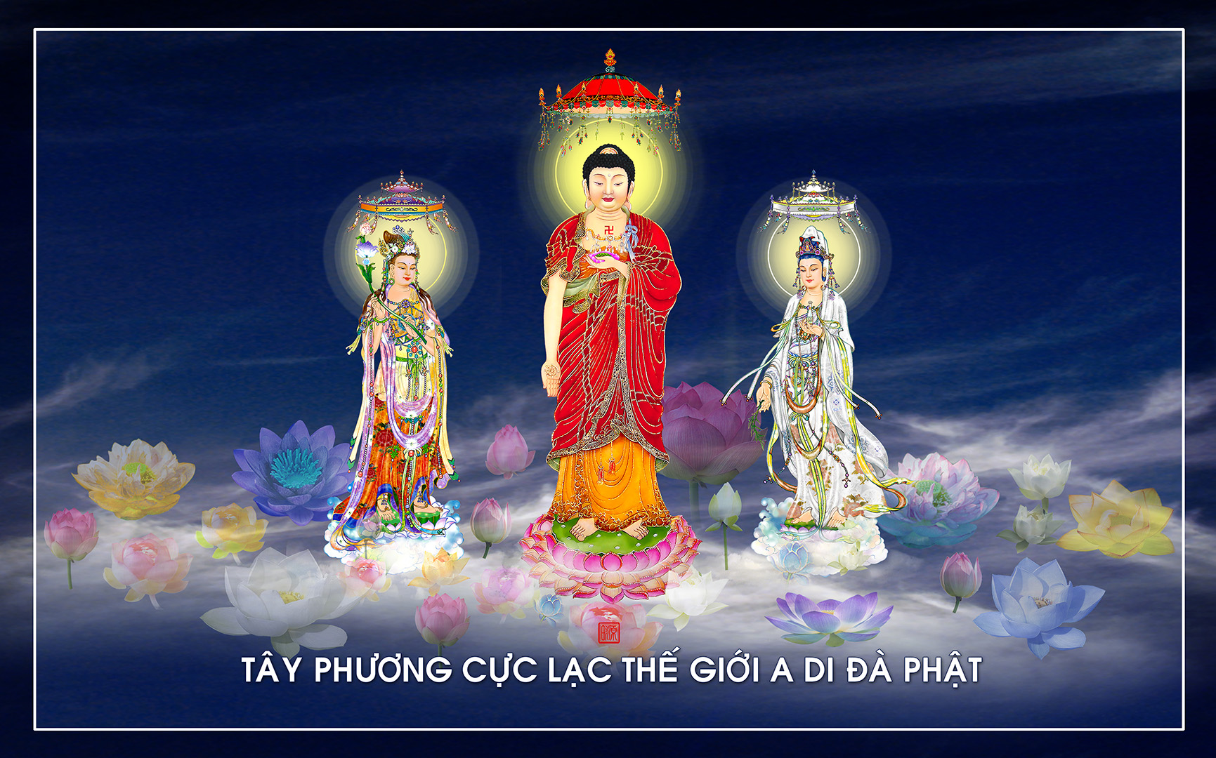 Tây Phương Tam Thánh 30 Ảnh chất lượng cao JPG 6624 x 4134