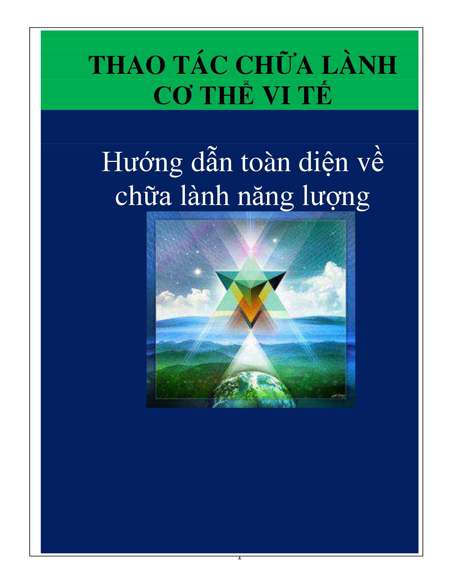 Thao tác chữa lành cơ thể vi tế